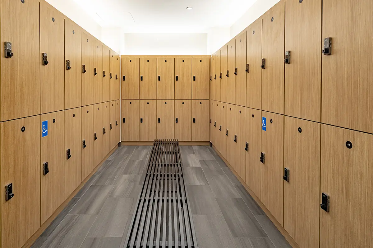 fitness center lockers