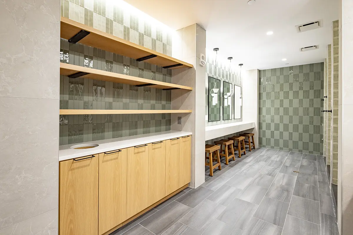 fitness center lockers